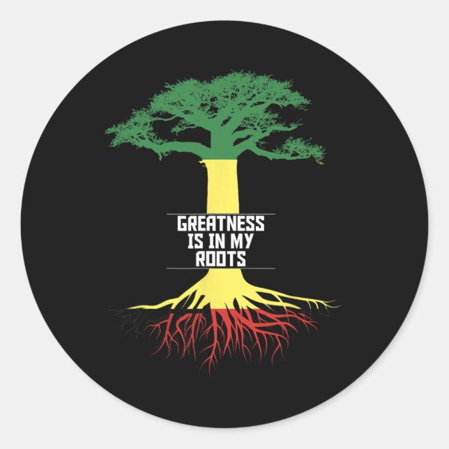 Adesivo Black History Month Pride African American History (Frente)