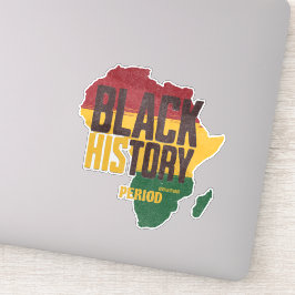 Adesivo Black History Period Africa Map Cultural supporter