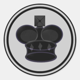 Adesivo Black King Chess Piece
