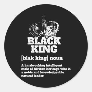 Adesivo Black King Definition African American Orgulho Bla