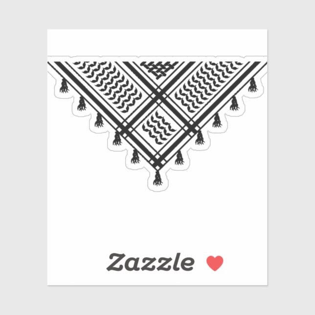 Adesivo Black Kufiya (Folha)