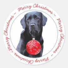 Black Lab Merry Christmas Cachorro Cachorro Cachor