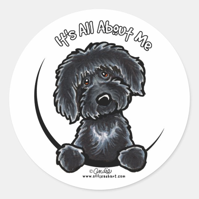 Adesivo Black Labradodle IAAM (Frente)