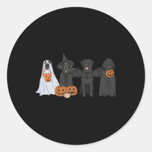 Adesivo Black Labrador Halloween