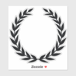 Adesivo Black Laurel Wreath Sticker