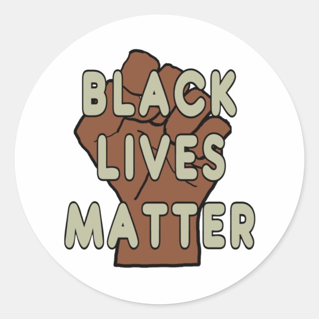 Adesivo Black Lives é importante BLM (Frente)