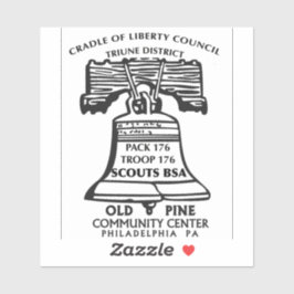 Adesivo Black Logo Vinyl Stickers