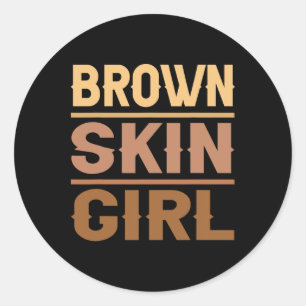 Adesivo Black Melanin Queen Magic Brown Skin Girl Junteen