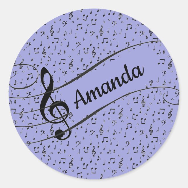 Adesivo Black Musical personalizado  (Frente)