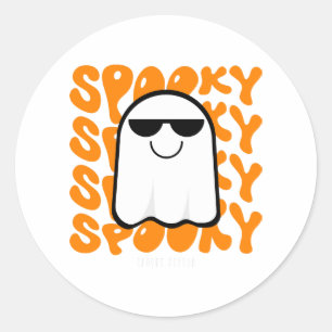 Adesivo Black Orange Spooky Halloween