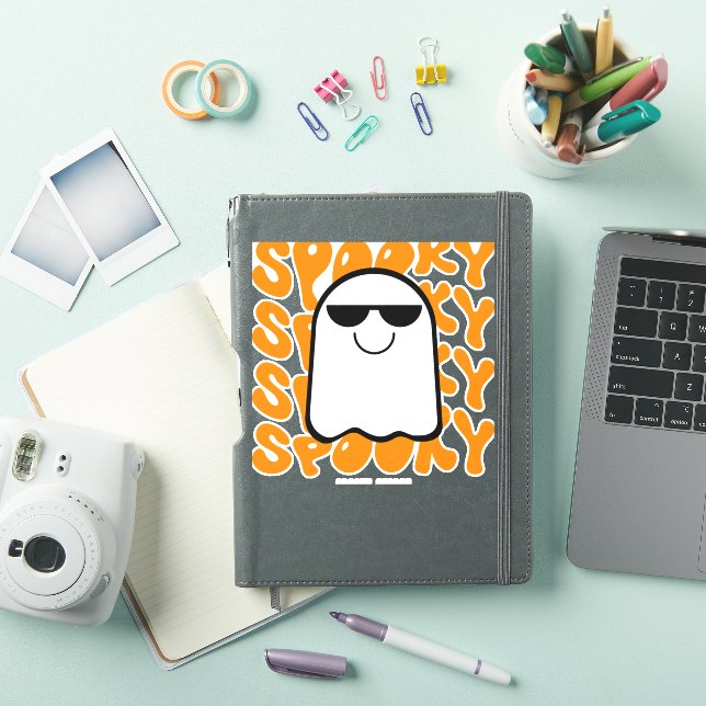Adesivo Black Orange Spooky Halloween (Capa para iPad)
