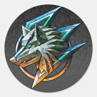 ADESIVO BLACK PAISLEY GAMING WOLF