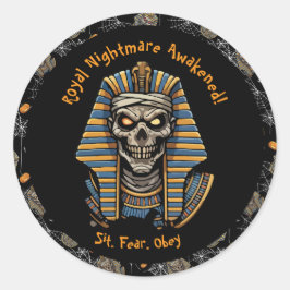 Adesivo 🖤 Black Pharaoh Mummy Stickers 🎃 👑