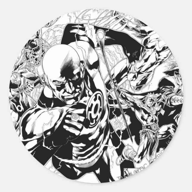 Adesivo Blackest Night Comic Panel (Frente)