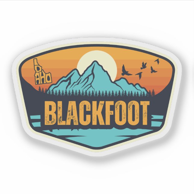 Adesivo Blackfoot, Idaho (Frente)