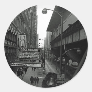 Adesivo Blackhawk Restaurant Street, em Chicago, 1960