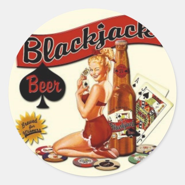 Adesivo Blackjack Beer (Frente)