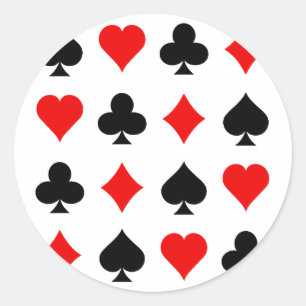Adesivo Blackjack / Poker Card Suits: Arte vetorial: