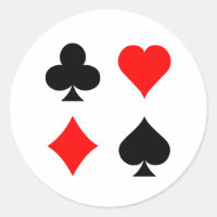 Blackjack / Poker Card Suits: Arte vetorial: