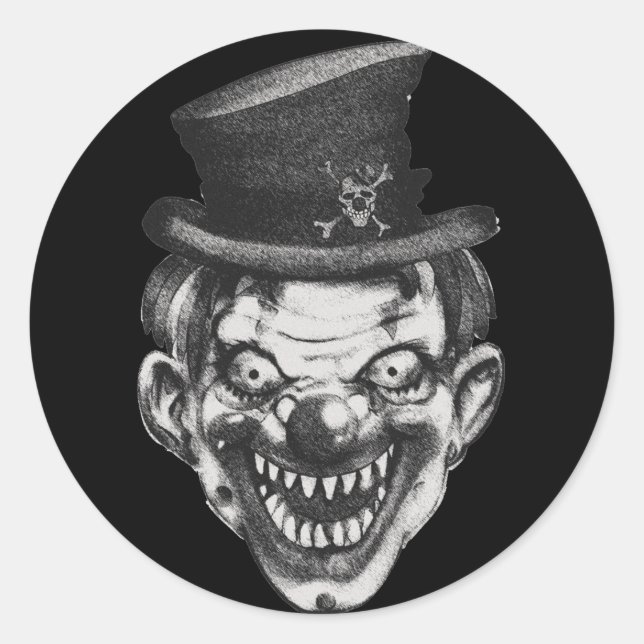 Adesivo BlackLines Happy Teeth Clown (Frente)