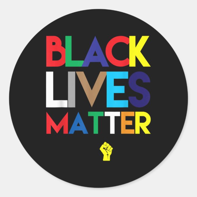 Adesivo #blacklives (Frente)