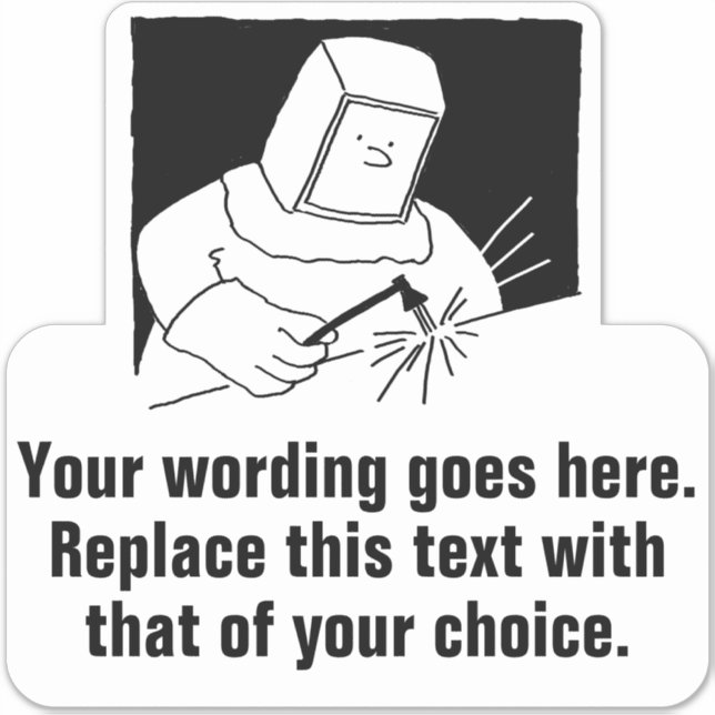 Adesivo Blacksmith ou Welder Promocional (Frente)