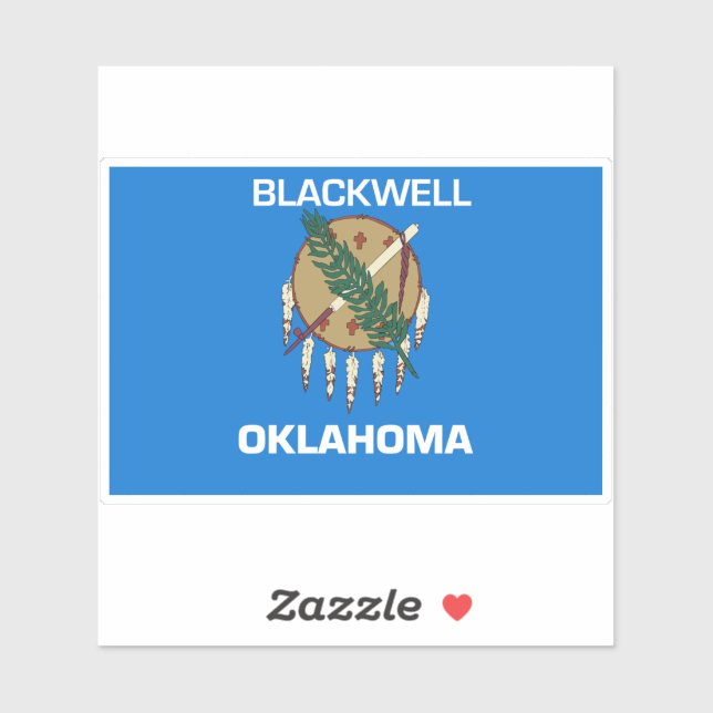 Adesivo Blackwell Oklahoma (Folha)