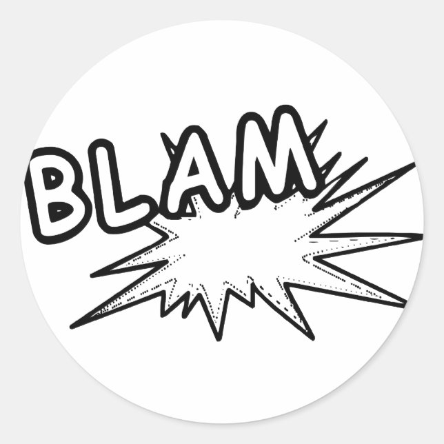 Adesivo Blam Stickers (Frente)