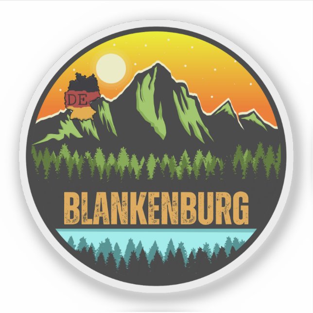 Adesivo Blankenburg, Alemanha (Frente)
