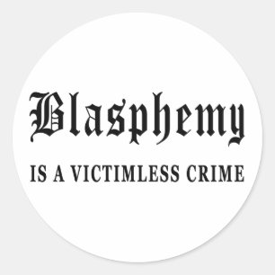 Adesivo Blasfémia