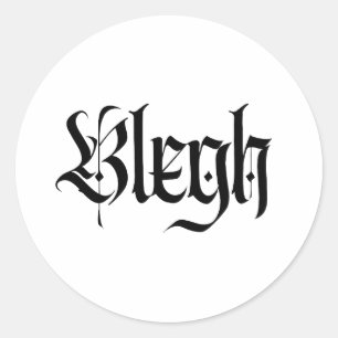 Adesivo blegh, metal, heavy metal, punk, música metal