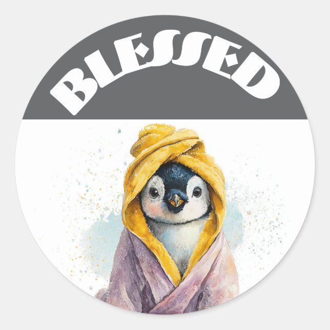 Adesivo Blessed (Frente)