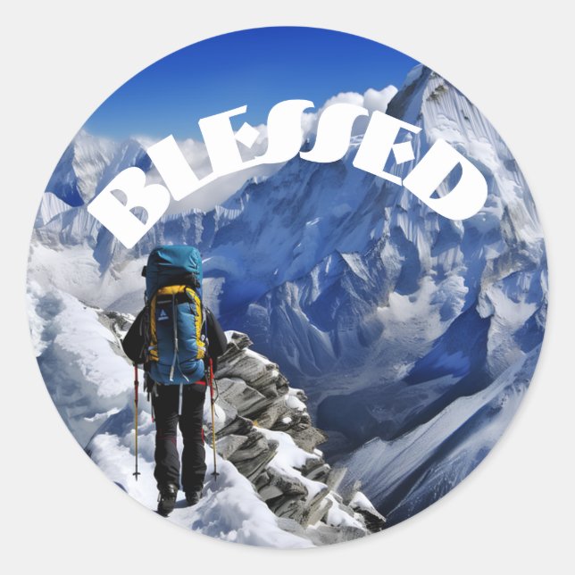 Adesivo Blessed (Frente)