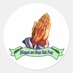 Adesivo Blessed é aquelas que pray