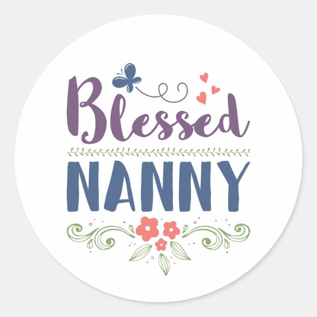 Adesivo Blessed Nanny (Frente)