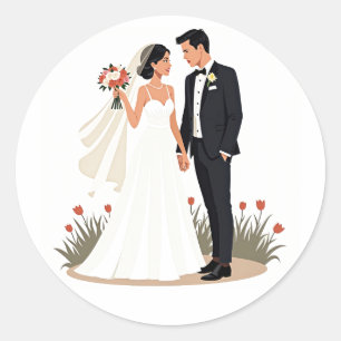 Adesivo Bliss Betrothed - Casal de casamento