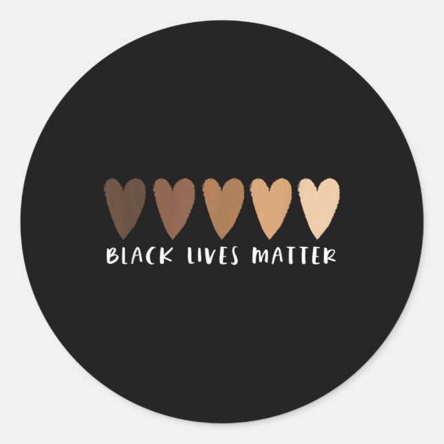 Adesivo Blm Black Lives Heart (Frente)
