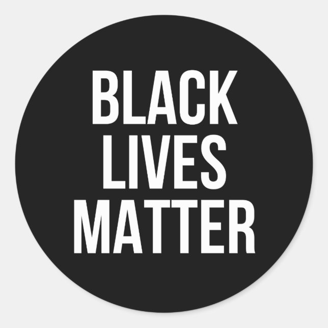 Adesivo BLM Black Lives Matter Stickers (Frente)