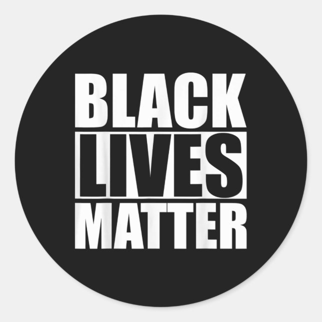 Adesivo Blm Black vive consciência (Frente)
