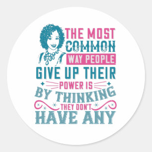 Adesivo BLM - Não desista do poder