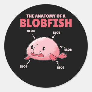 Adesivo Blobfish Afirma Anatomia De Blobfish
