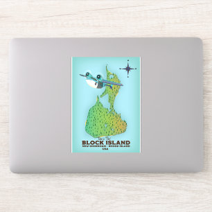 Adesivo block island New Shoreham, Rhode Island