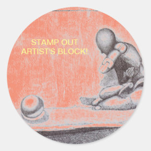 Adesivo Bloco de artistas e pessoas criativas temem artist