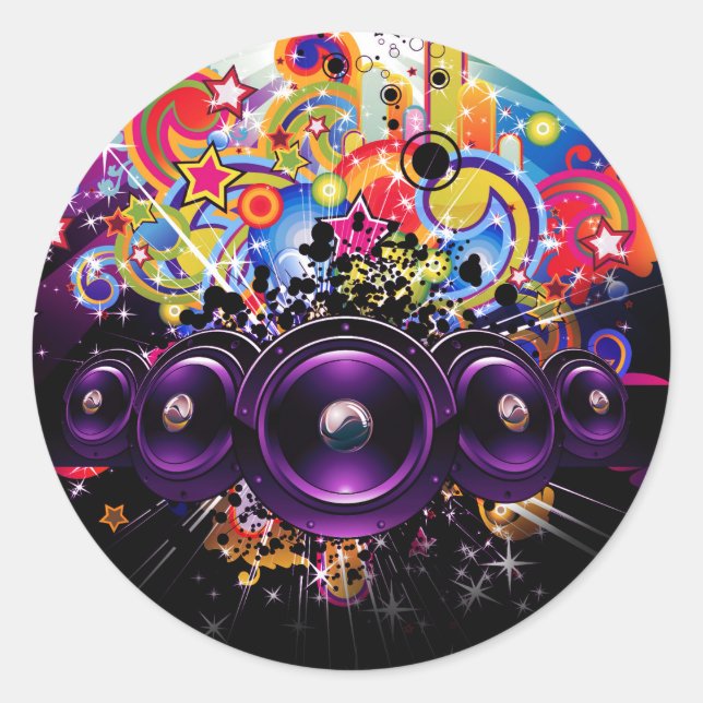 Adesivo Bloco Urbano Hip Hop Dance Party (Frente)