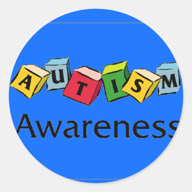 Adesivo Blocos Autismo (Frente)