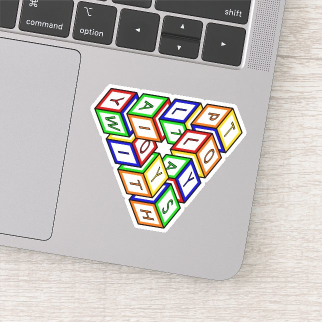 Adesivo Blocos de Brinquedos Vermelhos Azul Amarelo Vermel (Detalhe)