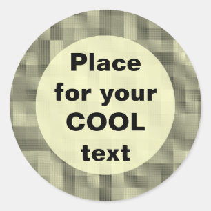 Adesivo Blocos - Modelo redondo