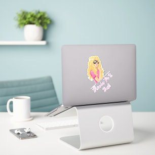 Adesivo Blondes Fazem O Melhor! Texto Personalizado