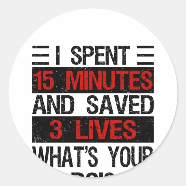 Adesivo Blood Donation Blood Donation Service Blood (Frente)