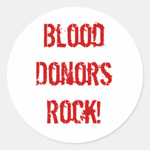 Adesivo BloodDonorsRock!
